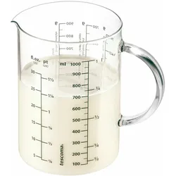 Tescoma Glas-Messbecher 1 Liter Glasmessbecher Messbecher