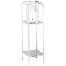Fink Windlicht LEXA Edelstahl/Glas Silber