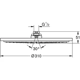 Grohe Rainshower Ø 310 mm chrom (27478000)