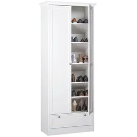 Finori Mehrzweckschrank 80 x 200 x 39 cm weiß