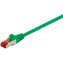 Goobay 10m CAT 6 Patchkabel, S/FTP (PiMF), Grün