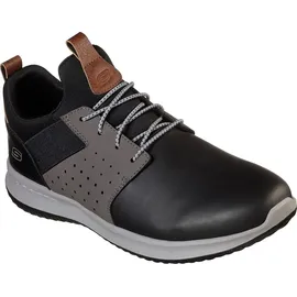 SKECHERS Delson Axton Herren Wide Schwarz/Grau 45