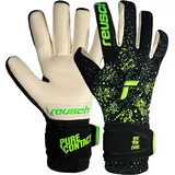 Reusch Pure Contact Gold Unisex Torwarthandschuhe mit Innennaht Schnitt und Grip Gold Belag, geeignet für alle Spielfeldoberflächen, 8.5