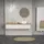 luxebath Aufsatzwaschbecken Oval 41 x 14,2 cm
