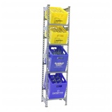 Simonrack Getränkekistenregal Simonbottle 8425437087837 grau 40,0 x 30,0 x 200,0 cm