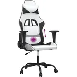 vidaXL Gaming-Stuhl Kunstleder Weiß