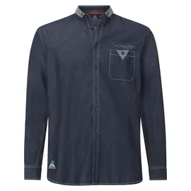 Jan Vanderstorm Jeanshemd Blau 3XL