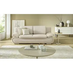 Schlafsofa  Verdena , creme , Maße (cm): B: 210 H: 84 T: 90