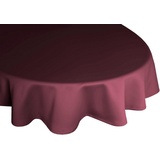 Wirth Tischdecke "NEWBURY" Tischdecken Gr. B/L: 130 cm x 190 cm, oval, lila (aubergine) Tischdecken oval