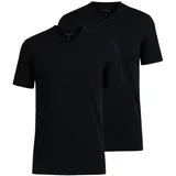 Olymp Herren T-Shirts, schwarz, schwarz, NOS