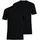 Olymp Herren T-Shirts, schwarz, schwarz, NOS