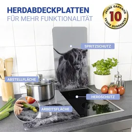 Wenko Herd-Abdeckplatte 2er Set grau