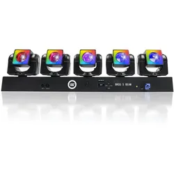 LIGHT4ME BROS 5 BEAM Effekt LED 5 Moving Heads