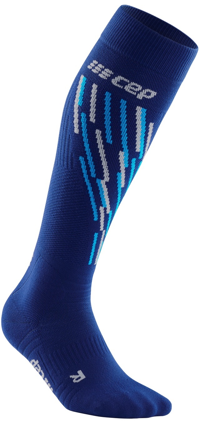 Preisvergleich Produktbild CEP Herren Ski Thermo Kompressionssocken, III - blue/azure