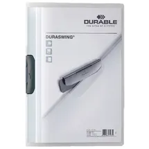 Durable Klemmmappe Duraswing A4 Transparent/Grau