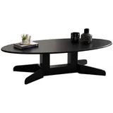 aea Couchtisch Luxus Schwarz Holz 61 x 40 cm