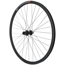 Gravel-Rad hinten Felge Nabe Steckachse Velox 700 Mach1 19 Tub. Ready Shimano RS SCHWARZ 19