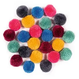 Folia Woll-Pompons Party 24 Stück Ø 3,0 cm