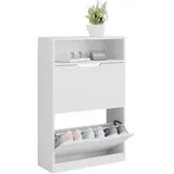 Vicco Luca 59 x 90 x 22 cm 2 Klappfächer weiß