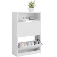 Vicco Luca 59 x 90 x 22 cm 2 Klappfächer weiß