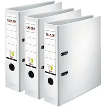 Falken PP-Color-Ordner DIN A4 80 mm Weiß 3 St.