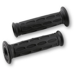 PROGRIP Lenkergriffe 713, Road, schwarz, für 7/8 Zoll Lenker, offenes Ende, schwarz