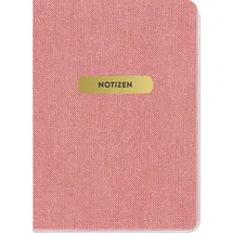 Groh Verlag Notizheft Blumenglück A5 Rosa