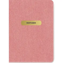 Groh Verlag Notizheft Blumenglück A5 Rosa