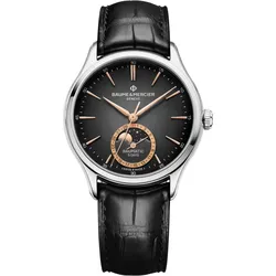 Baume & Mercier Clifton Baumatic 39mm Mondphase M0A10758 - grau mit Farbverlauf,schwarz - 39mm