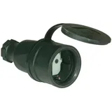 EDE Schutzkontakt-kupplung Gummi, IP44 250 V, 16 A