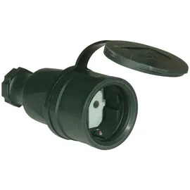 EDE Schutzkontakt-kupplung Gummi, IP44 250 V, 16 A