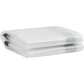 vidaXL Transparente Plane mit Ösen 5x5 m Polyethylen