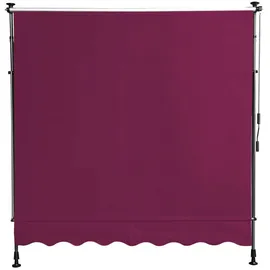 Quick Star Klemmmarkise 300 x 130 cm rot