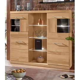 OTTO home Ribe 125 x 115 x 35 cm Beige / Braun