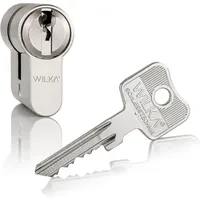 Wilka Profildoppelzylinder 1463 30/35mm NuG beids.Anz.Schlü.3