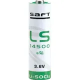 Saft LS 14500 AA Lithium-Batterie 3,6V 2600mAh