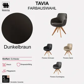Musterring Esszimmerstuhl Tavia Leder braun