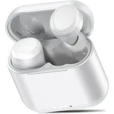 TOZO T6 Mini Bluetooth Kopfhörer 5,3 Kopfhörer Kabellos Bluetooth, 50 Std Tiefer Bass In Ear Ohrhörer mit Ladeetui, APP Steuerung, IPX8 Wasserdicht, ENC Noise Cancelling Kopfhörer - Weiß