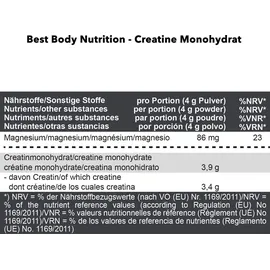 Best Body Nutrition Creatin Monohydrat 500g