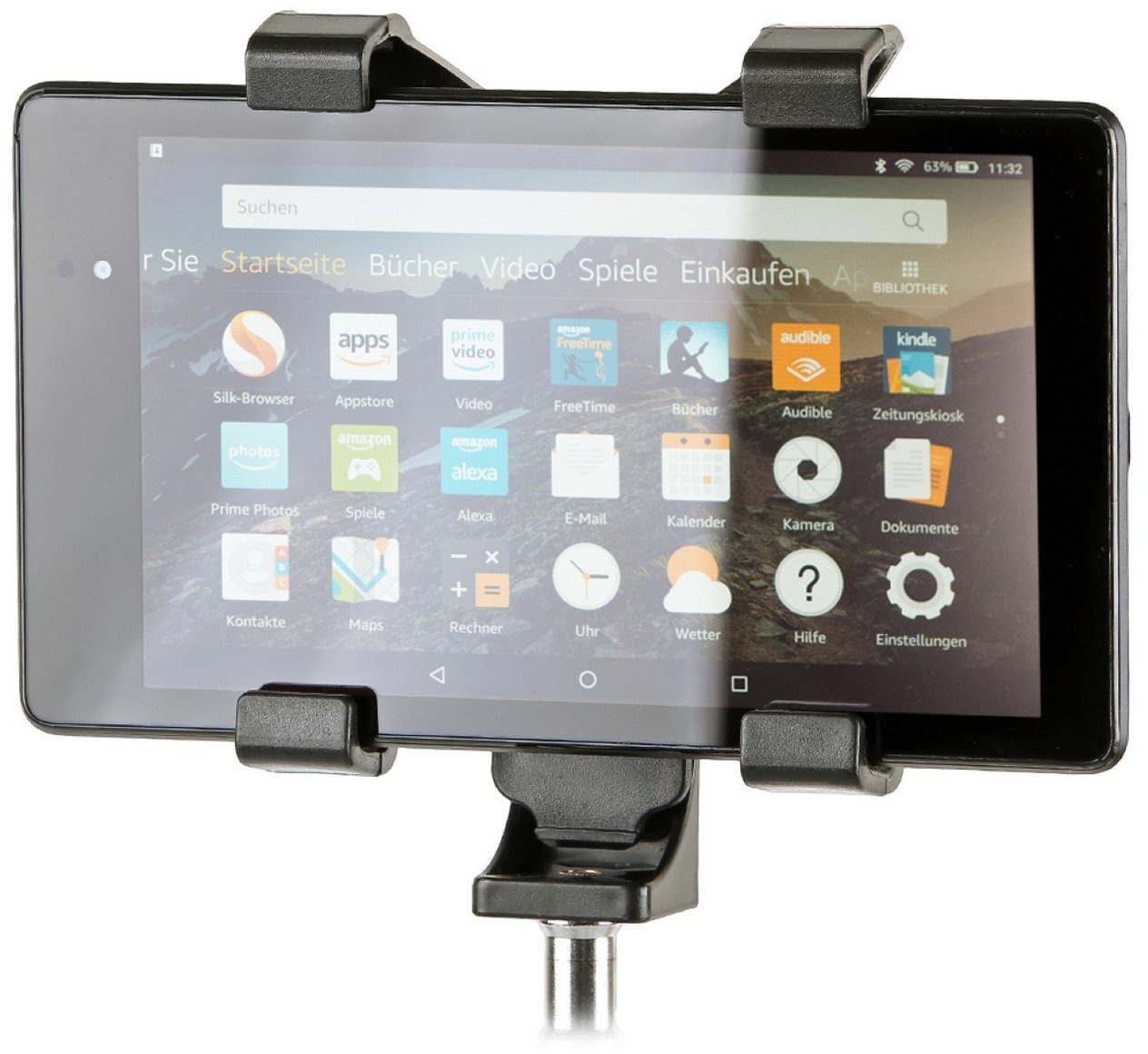 ayex Universelle Tablet Halterung mit Stativanschluss mit 1/4 Zoll SP-14 Smartphone