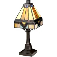 Elstead Lighting Holmes Tiffany Mini-Tischlampe Bunt