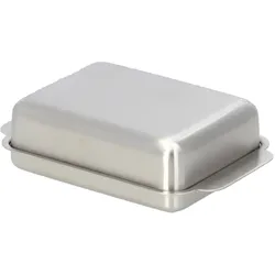 Zack Contas Butterdose Edelstahl seidenmatt