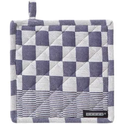 Topflappen DDDDD "Barbeque, 21x21 cm, Baumwolle", blau, B:21cm L:21cm, 100% Baumwolle, Topflappen