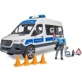 Bruder 02683 - MB Sprinter Polizei Einsatzfahrzeug blau 1:16