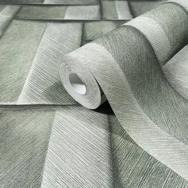 Marburg Vliestapete Modern Cubes 10 m x 0,64 m Grün 34193