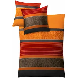 KLEINE WOLKE Cambridge chili 155 x 220 cm + 80 x 80 cm