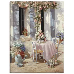 Artland Wandbild »Einladung«, Garten, (1 St.), als Leinwandbild, Poster in verschied. Größen Artland Farbe Bild(er): weiß
