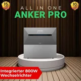 Anker SOLIX Solarbank 2 E1600 Pro Speicher mit integriertem Wechselrichter und Erweiterungsakku 3,2 kWh All-in-One Stromspeicher für Balkonkraftwerk