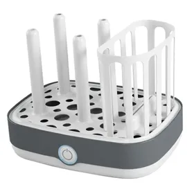 NUK 10251013 Vario Express Flaschensterilisator | Sterilisiert bis zu 6 Babyflaschen und Zubehör in 6 Minuten | Automatische Abschaltung | Kompakt...