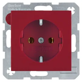 Berker Schuko-Steckdose Unterputz rot 2 St.